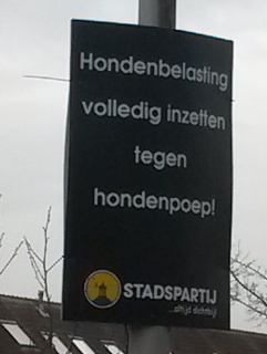 Tekstbord-hondenbelasting