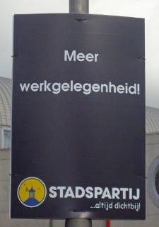 Tekstbord-werkgelegenheid