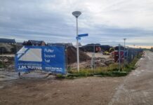 Feestelijk moment bij bouw van IKC in nieuwbouwwijk De Keyser in Middenbeemster