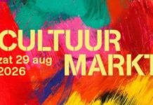 Cultuurmarkt Purmerend op zaterdag 29 augustus 2026 wordt grote happening